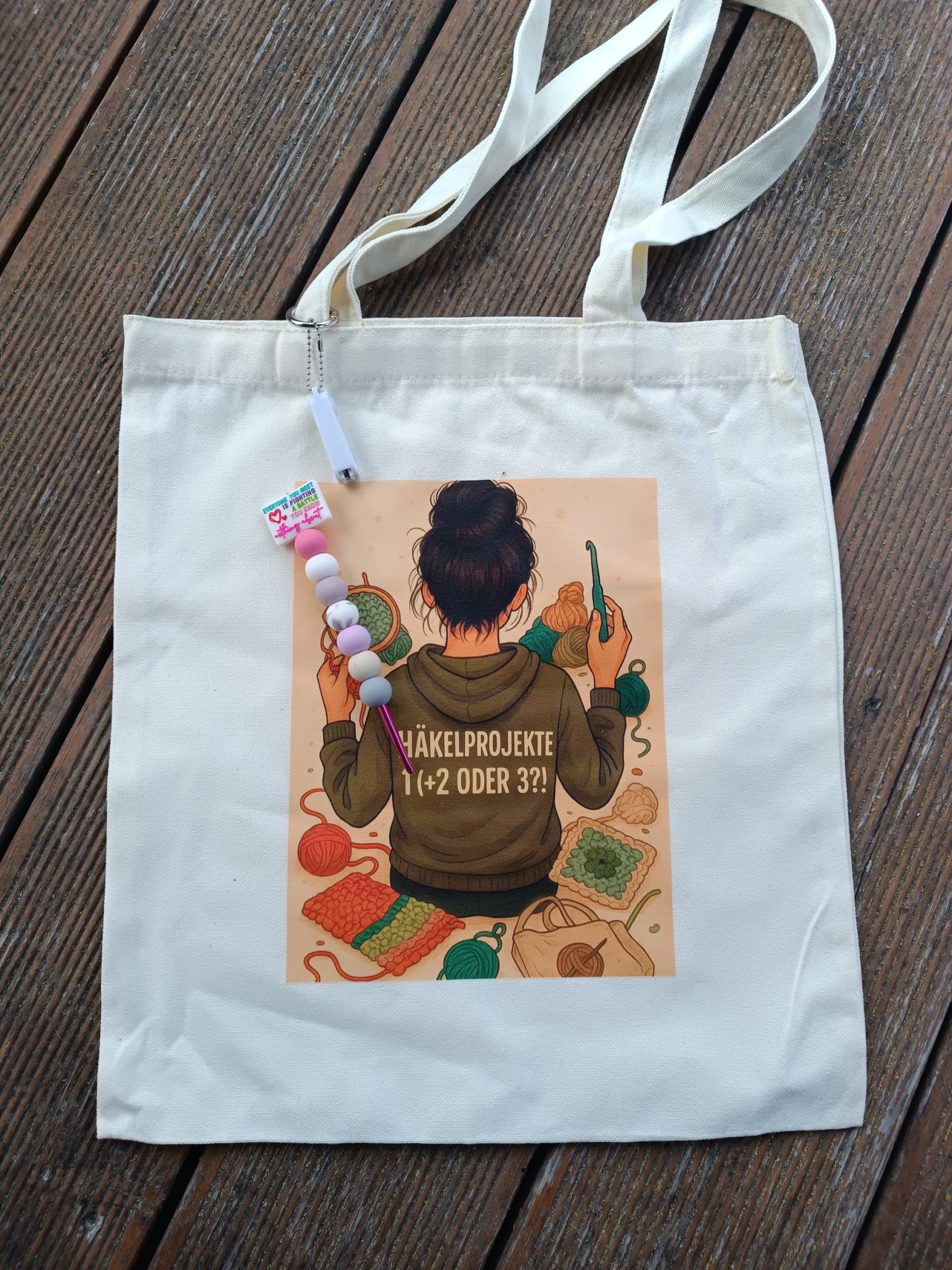 Jutebeutel & Schere Be Kind – Bild 5